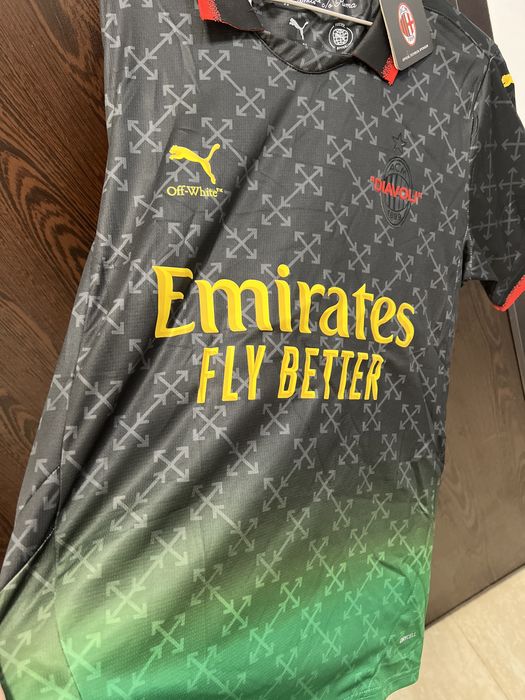 Tricou Ac Milan Puma x OffWhite toate marimile