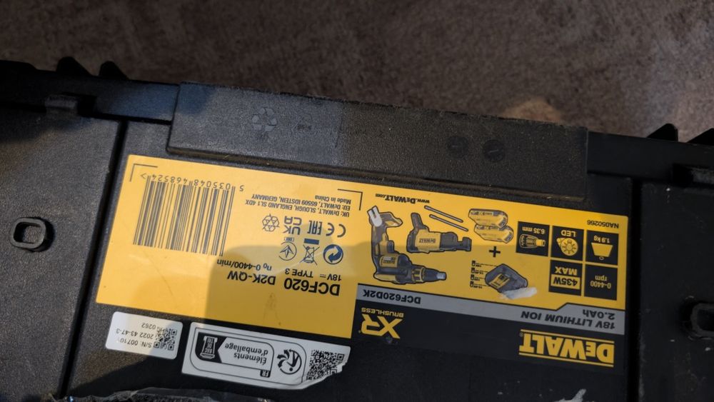 Filetanta cu impact DeWalt