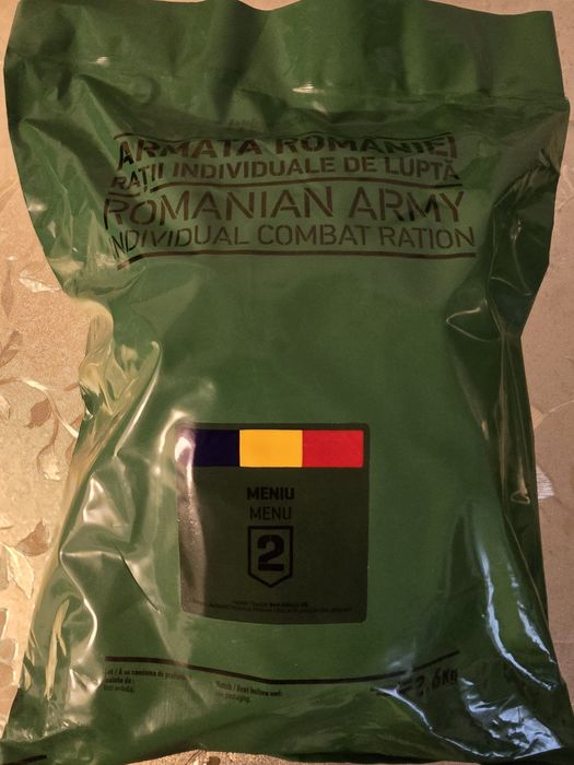 Punga meniu MRE, ratii militare