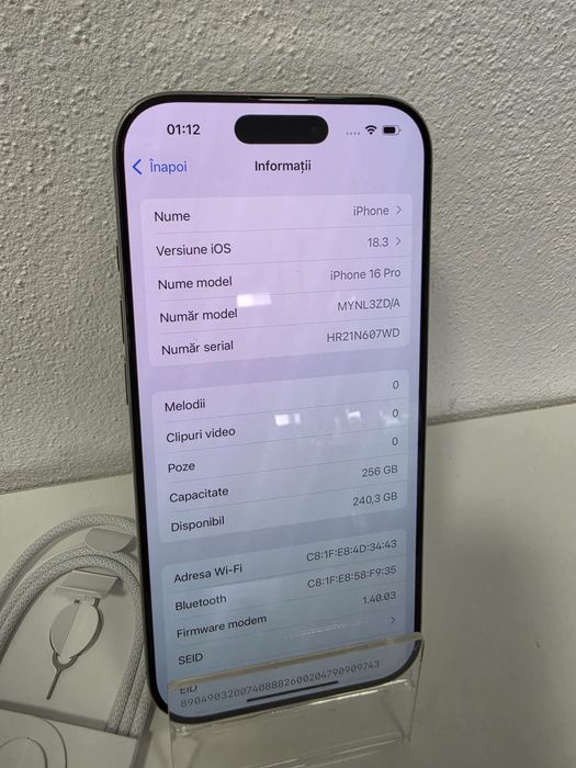 iPhone 16 pro impecabil