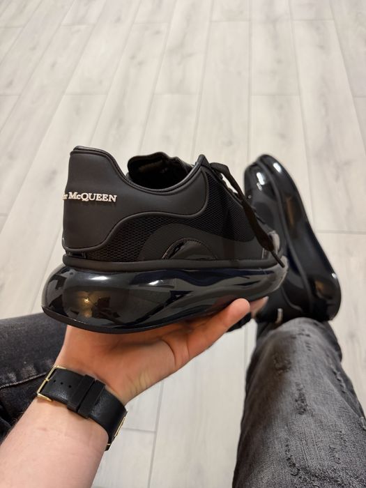 Adidasi Barbati Alex. Mcq. Negru Full Plasa!