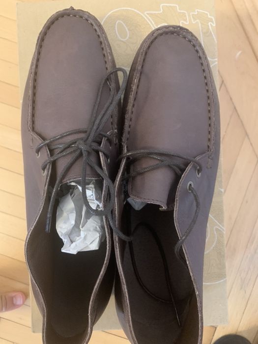 Pantofi ghete maro 42 mocasini hackett