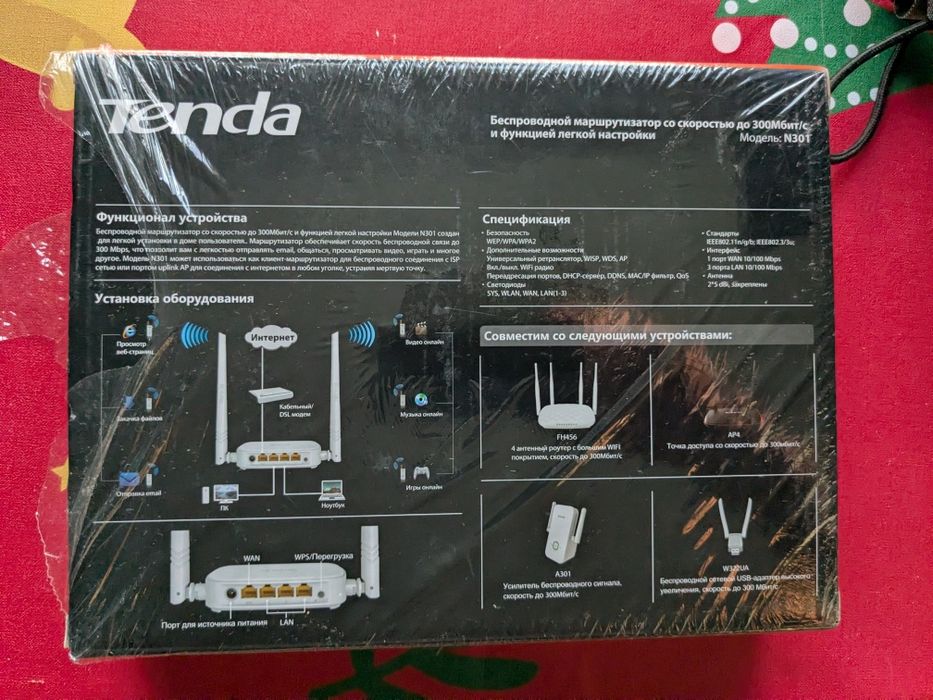 Маршрутизатор Tenda N301