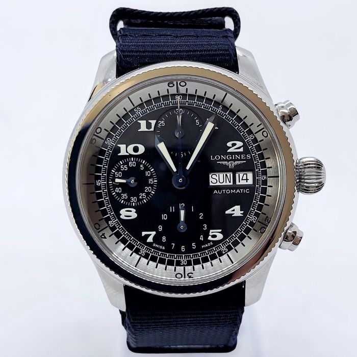 Longines SwissАir лимитиран пилотски хронограф автоматичен часовник