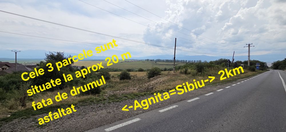 Teren investitii - constructii  Sibiu - zona Bavaria / Daia Noua