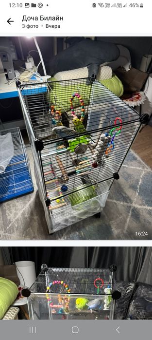 Продам клетку для попугаев
