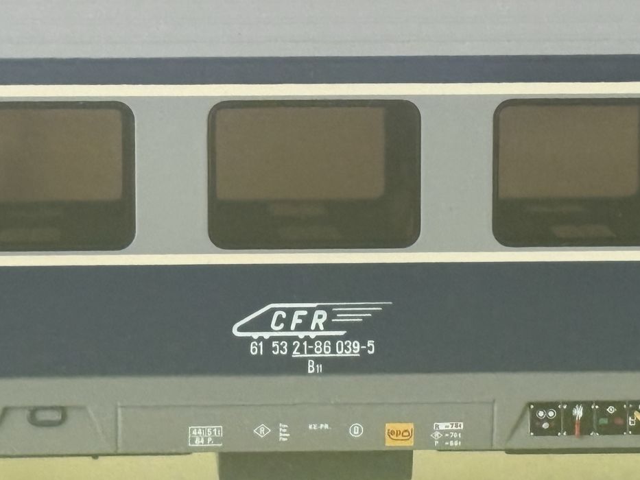 Vagon h0 CFR Amintiri Feroviare AF20028 (vagon de clasa a 2-a; AVA200)
