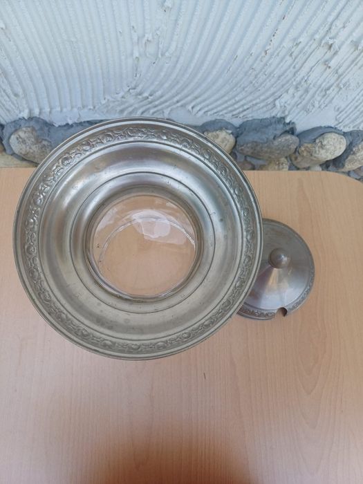 Vintage стъклен буркан