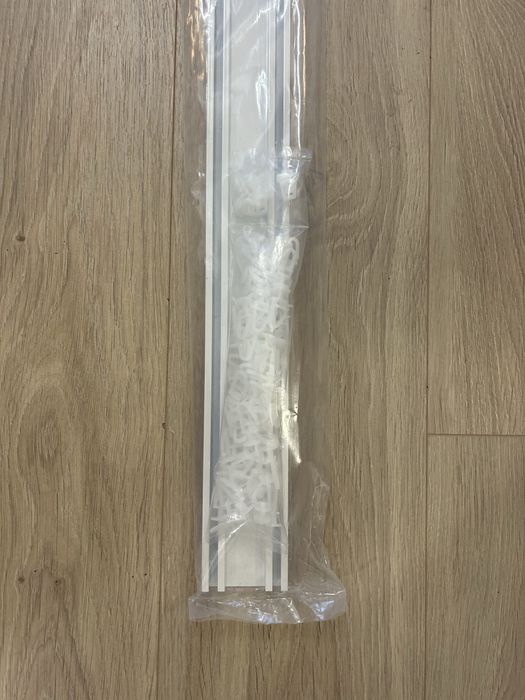 Двуканален Алуминиев Корниз Mika Дуал С Включени Аксесоари