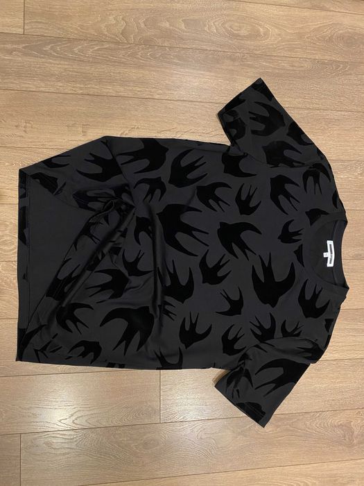 Оригинална тениска Alexander Mcqueеn, черна, размери: S и M