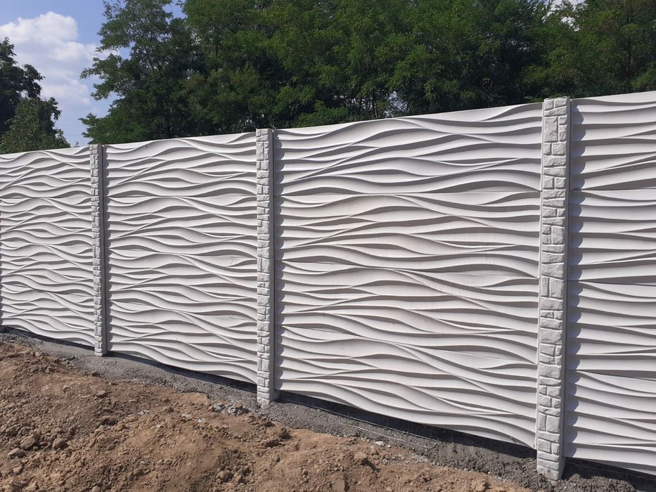 Gard prefabricat diferite modele   170 lei ml