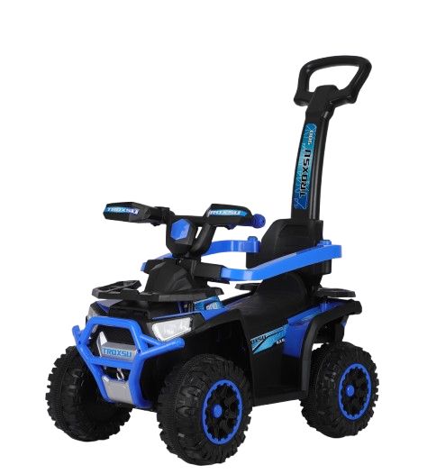 ATV electric copii 4 in 1 6V 35W, telecomanda, roti EVA, scaun piele,