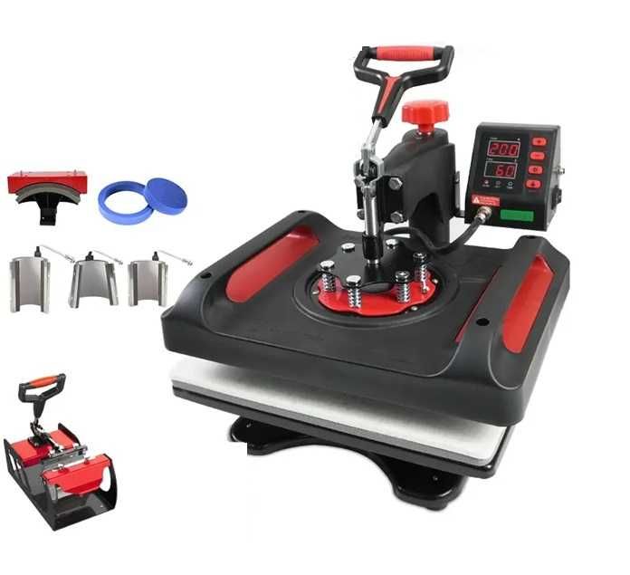 Presa termica personalizari FreeSUB 10in1 Vevor, pixuri, tricouri