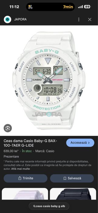 Ceas Dama Casio Baby G