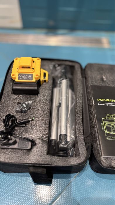 4D лазерен нивелир – 16 зелени лини