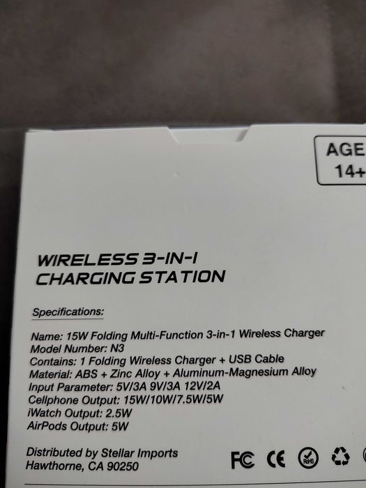 Чисто ново безжично зарядно за телефон