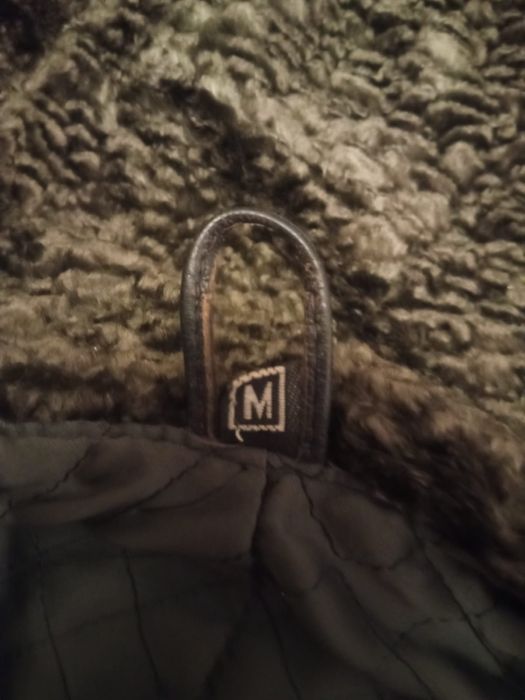 Плащ кожаный утеплённый