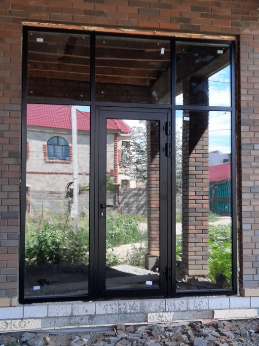 Алюминиевые витражи,двери,окна.