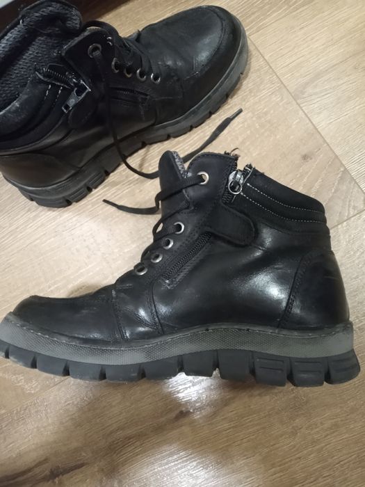 Боти естествена кожа PONKI/ Понки