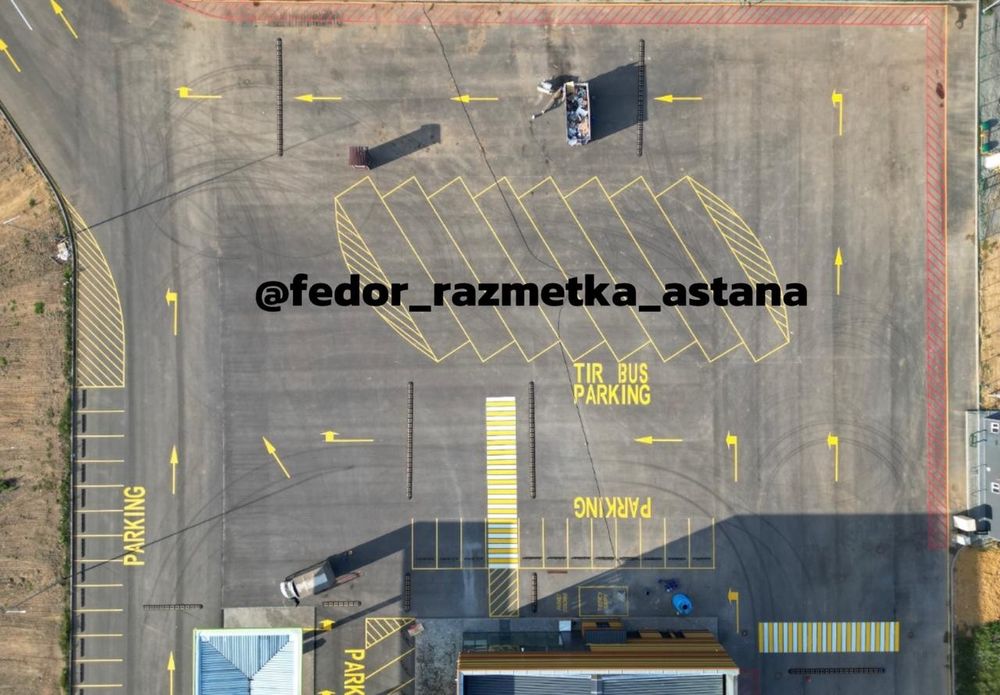 Разметка спортивного покрытия