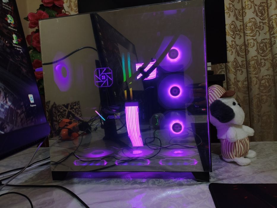 Игровой Компьютер! Панорамный аквариум! i5 12400+Rtx2060Super