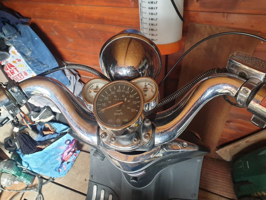 Scuter benzină z nen 50 cm stil retro,model 2019