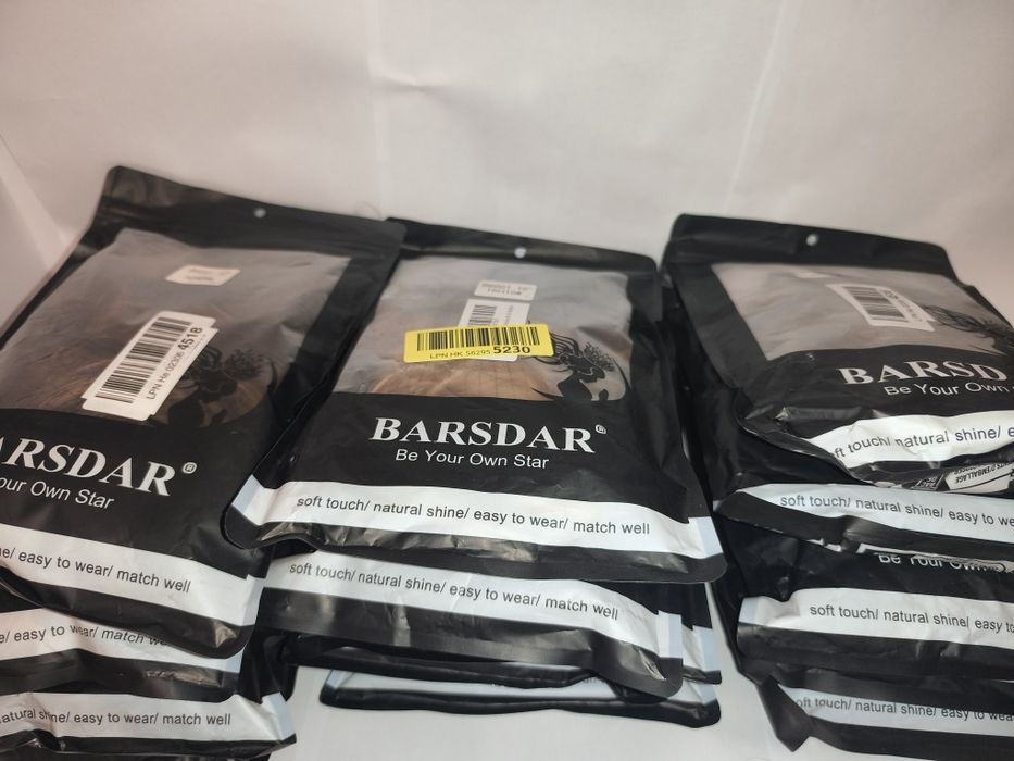 Lot 30 Extensii Păr BARSDAR (Sintetic Premium & Păr Uman) – Ideal Saloane / Engros