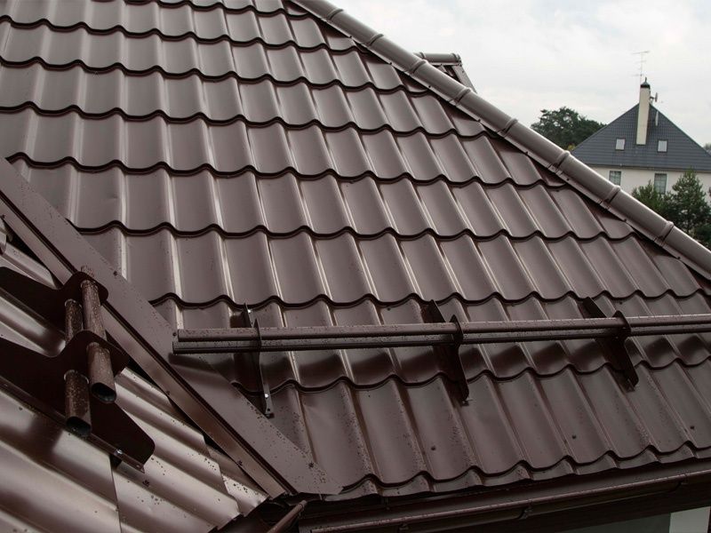 Металлочерепица с выездом для замеров.