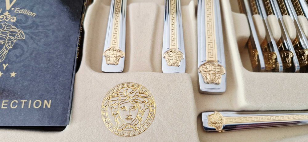 Прибори за хранене с позлата - Versace Limited Edition - 72 части