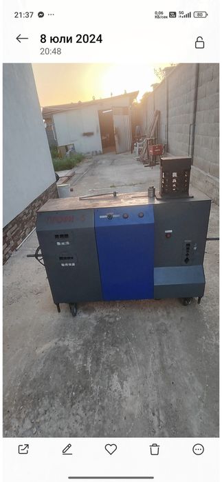 Машина за угъване на профили и плътно желязо