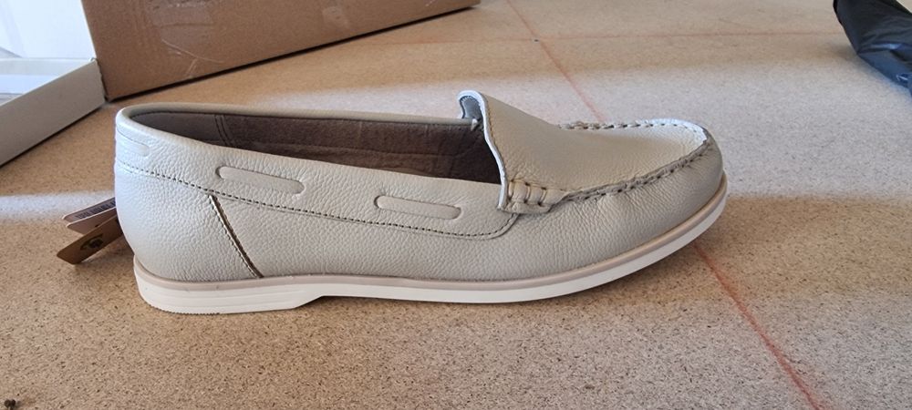 Mocasini damă piele naturală bej – noi, mai multe mărimi