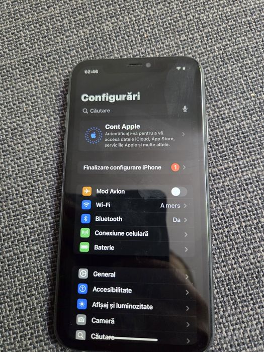 iphone 11, de 64GB,  culoarea negru, capacitate baterie 100%