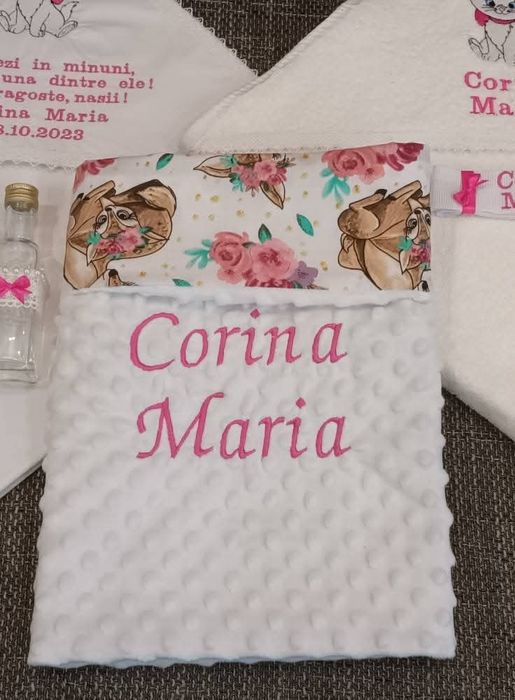 Paturica bebe personalizata