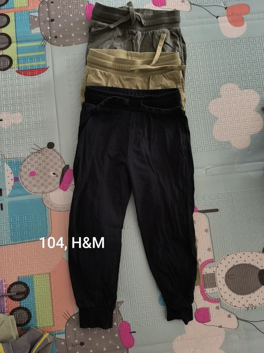 3 бр. есенни панталони H&M, размер 104