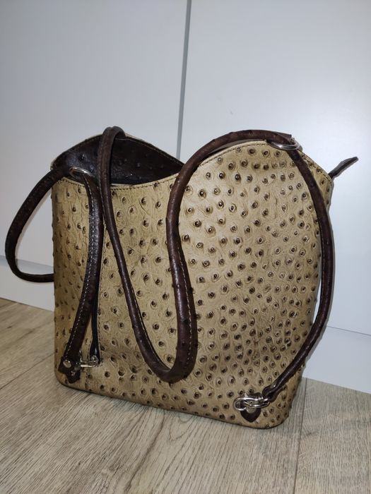 Geanta din piele de struț(Pelleterie Mario)