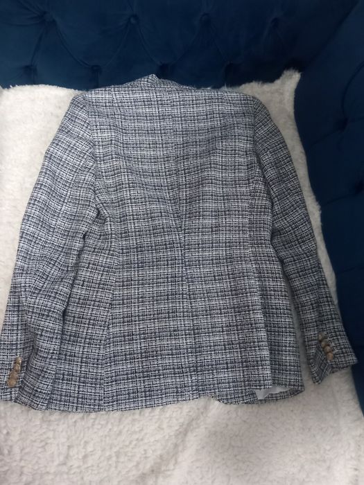 Sacou cambrat din tweed mărimea XS H&M
