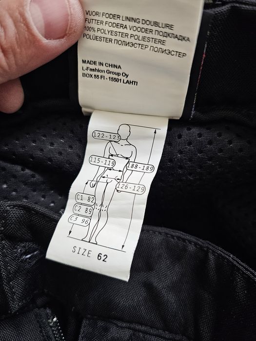 Pantaloni moto textil