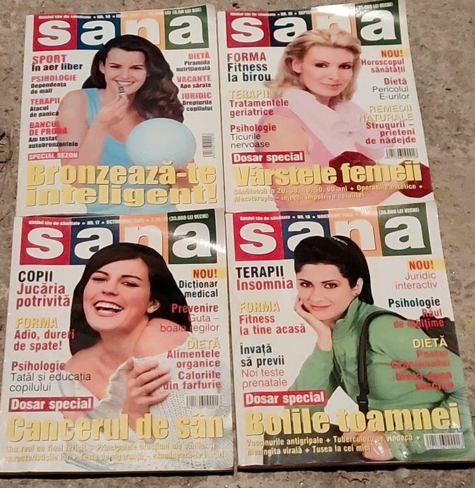 Vând colecție reviste mai multe serii disponibile