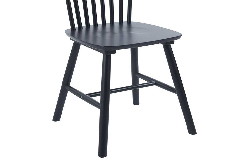 Трапезен стол Puzzle-home Melia, Каучуково дърво, Два цвята,45x51x87cm