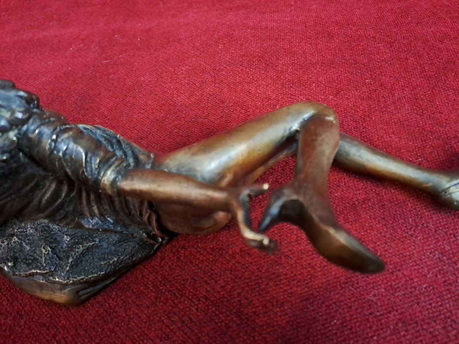 statueta bronz nud 25,5 cm