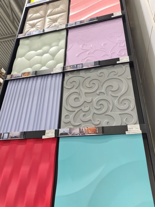 Декоративные гипсовые 3D панели панел панель 3д панэли панэль из гипса ...