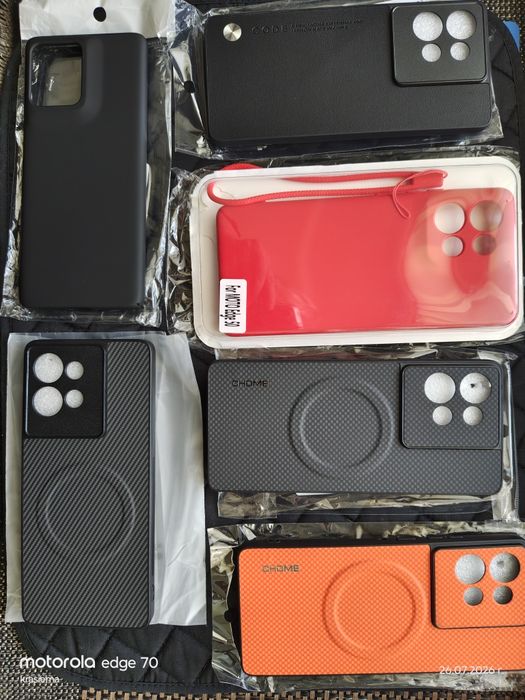 Motorola edge 50  кейсове и керамични протектори