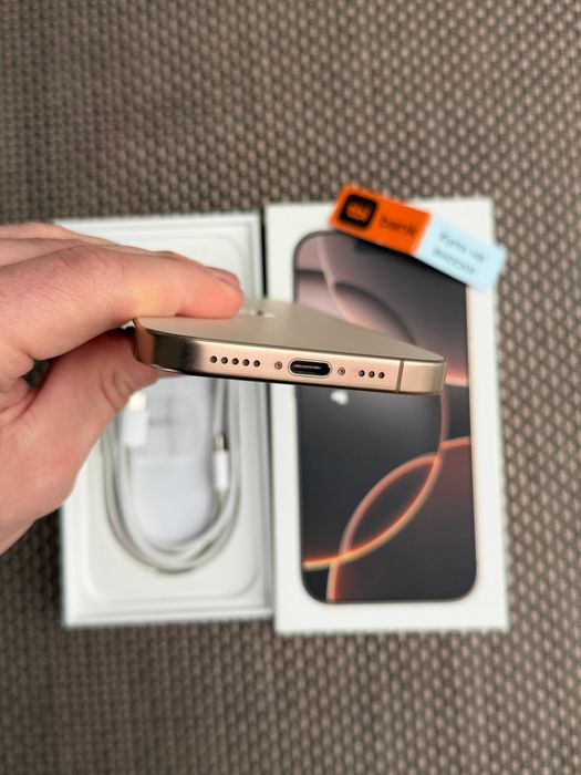 iPhone 16 Pro Лизинг от 28/м desert titanium - златист гаранция! 128gb