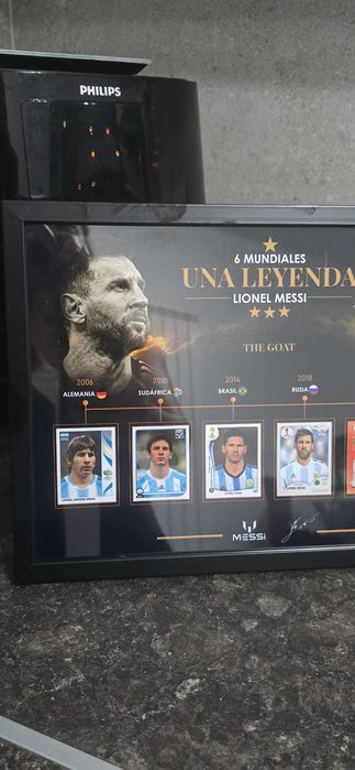 Messi cupa mondiala poster A4 inramat calitate premium