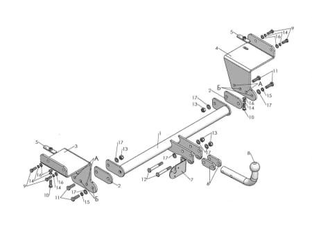 Фаркоп кия сид св.