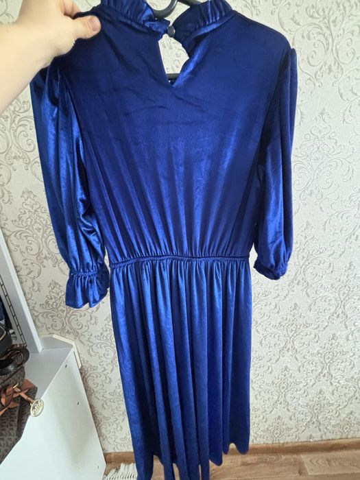 Велюровое платье