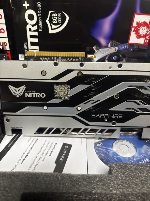 Sapphire Nitro+ RX580 8GB impecabilă, gaming 1080p/1440p la cutie Iasi ...