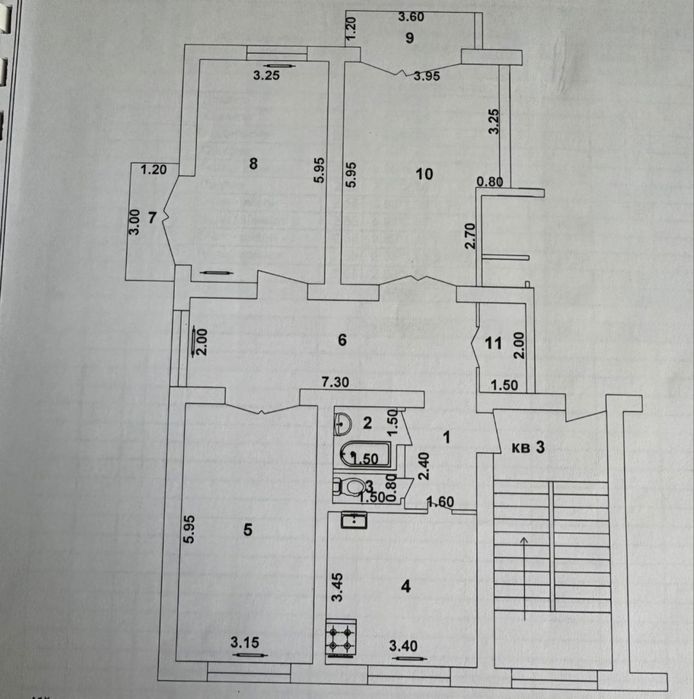 м.Беруний 3-3-4, 98м2, Акфа-Медлайн!