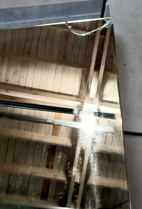 Vand OGLINDA cu insertie lemn