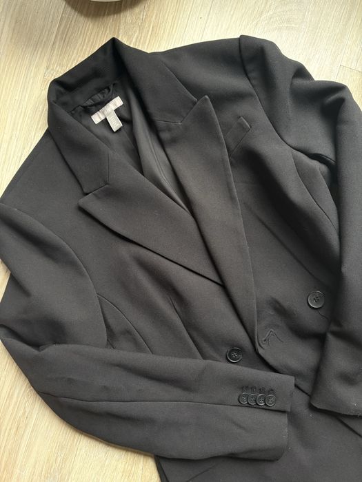 Черно дамско сако